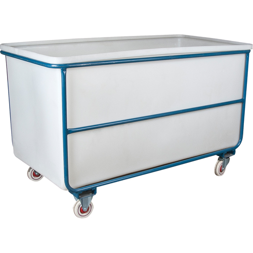 Straight Wall Box Truck, White Polyethylene, 57" L x 34" W x 33" H, 22 cu. ft. Volume, 1000 lbs. Capacity SPOC Demo