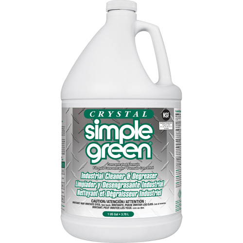 Nettoyant et d&eacute;graissant industriel Crystal Simple Green , 1 gal., Cruche SPOC Demo