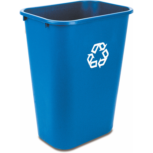 Recycling Container , Deskside, Plastic, 41-1/4 US Qt. SPOC Demo