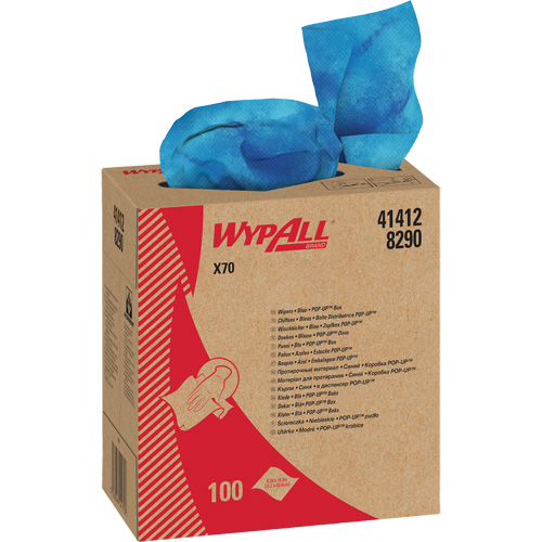WypAll&reg; X70 Premium Industrial Cloths, Heavy-Duty, 16-4/5" L x 8-1/3" W SPOC Demo