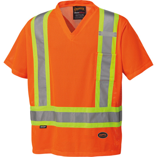 5994 T-shirt de s&eacute;curit&eacute; haute visibilit&eacute;, Polyester, 2T-Grand, Orange haute visibilit&eacute; SPOC Demo