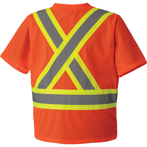 5994 T-shirt de s&eacute;curit&eacute; haute visibilit&eacute;, Polyester, 2T-Grand, Orange haute visibilit&eacute; SPOC Demo