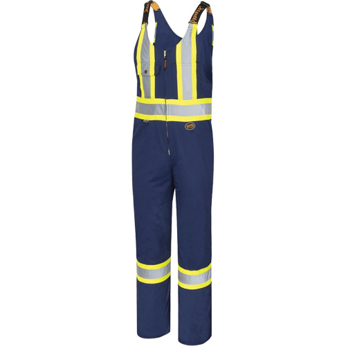 6615T Safety Coveralls, Poly-Cotton, 48 (Tall), Navy Blue SPOC Demo