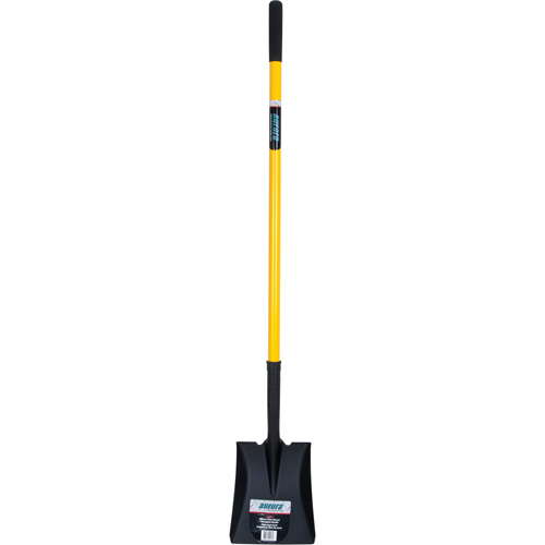 Square Point Shovels, Fibreglass, Tempered Steel Blade, Straight Handle, 48" Long SPOC Demo