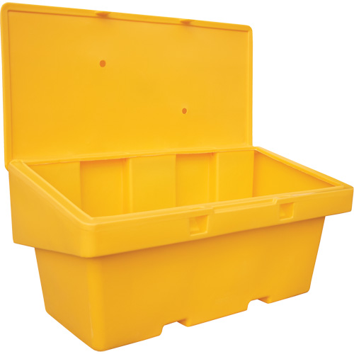 Salt Sand Container SOS, With Hasp, 72" x 36" x 36", 36 cu. Ft., Yellow SPOC Demo