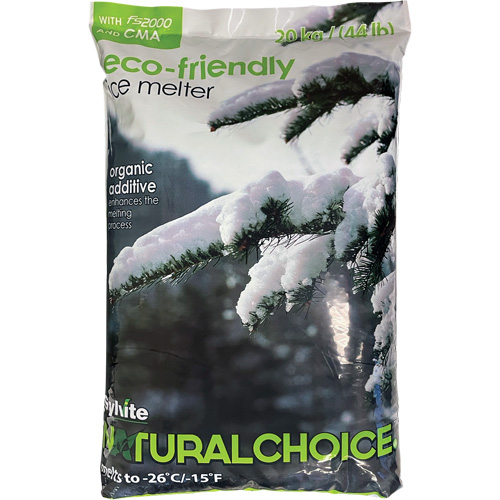 Natural Choice Ice Melters, Bag, 44 lbs.(20 kg), -26°C (-14.8°F) Melting Point SPOC Demo