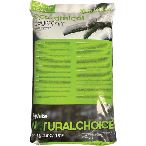 Natural Choice Ice Melters, Bag, 44 lbs.(20 kg), -26°C (-14.8°F) Melting Point SPOC Demo