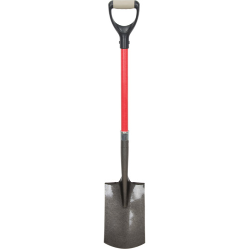 Pelles robustes, Fibre de verre, Lame Acier au carbone, Manche en Prise en D, Longueur 30-1/2" SPOC Demo