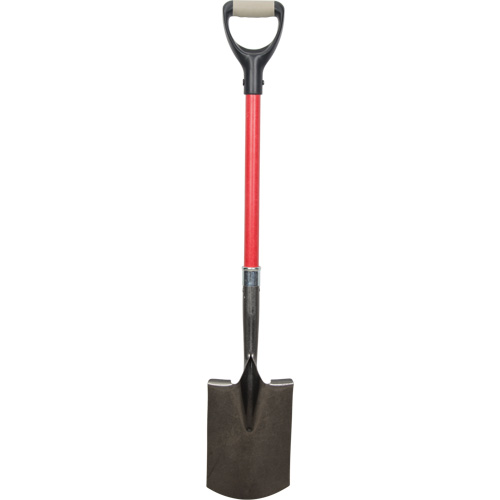 Pelles robustes, Fibre de verre, Lame Acier au carbone, Manche en Prise en D, Longueur 30-1/2" SPOC Demo