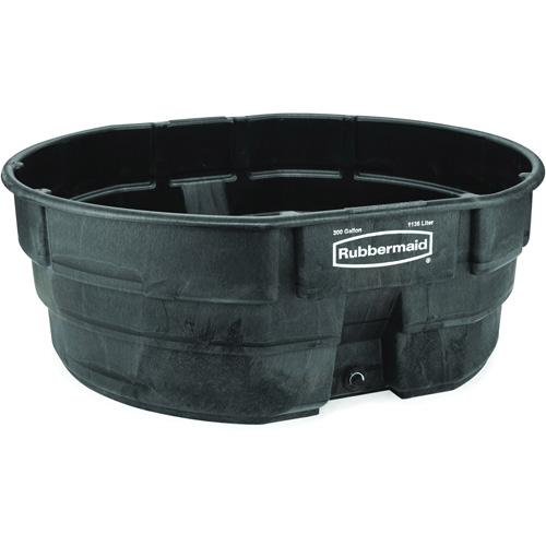 Stock Tank, 69" D x 63.25" W x 25" H, 2500 lbs. Capacity, Black SPOC Demo