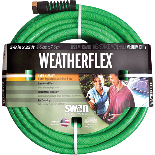 Boyaux d'arrosage pour travaux moyens Weatherflex , Vinyle, 5/8" dia x 25' SPOC Demo