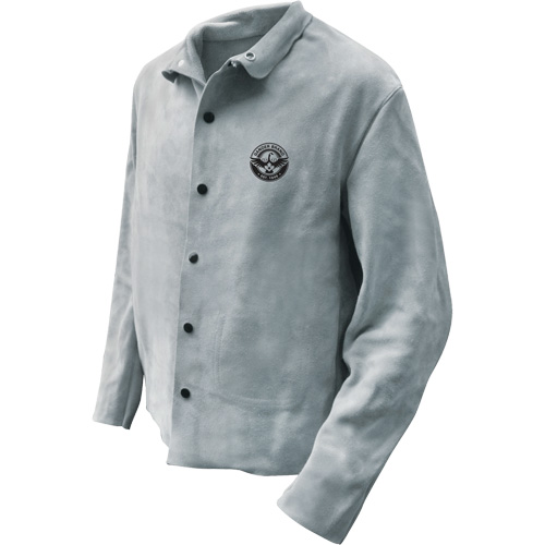 Welder Jacket, Leather, X-Large, Grey SPOC Demo