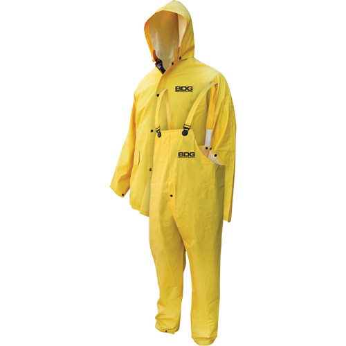 Deny 3-Piece FR Rainwear Suit, Small, Yellow SPOC Demo