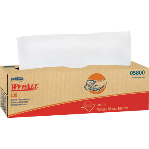 WypAll&reg; L30 General Purpose Towels, All-Purpose, 16-2/5" L x 9-4/5" W SPOC Demo