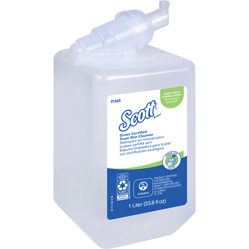 Nettoyant pour la peau certifi&eacute; &eacute;cologique Essential de Scott, Liquide, 1 L, Cartouche en plastique, Sans parfum SPOC Demo