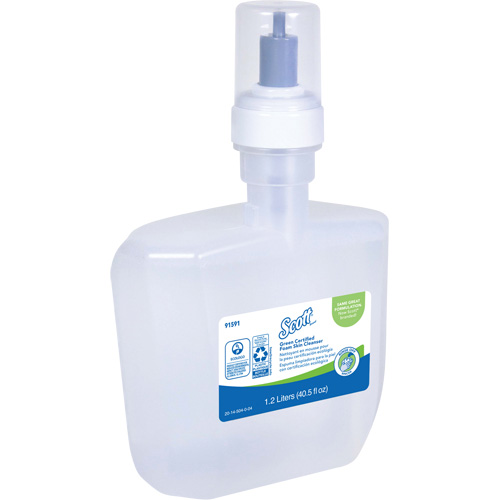 Nettoyant pour la peau certifi&eacute; &eacute;cologique Essential de Scott, Mousse, 1,2 L, Sans parfum SPOC Demo