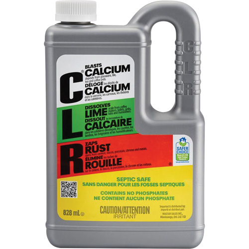D&eacute;capant pour calcium, chaux et rouille CLR, 828 ml, Bouteille SPOC Demo