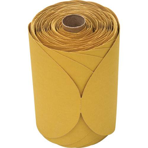 Stikit Gold Disc Roll, 6" Dia., 120 Grit, Aluminum Oxide SPOC Demo