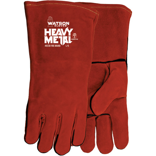 Gants de soudage Fire Brand, Cuir de vache refendu, Taille Taille unique SPOC Demo