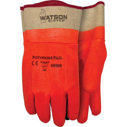 Gants Notorious P.I.G., Taille unique, R&ecirc;vetement Nitrile/PVC, Enveloppe en Jersey SPOC Demo