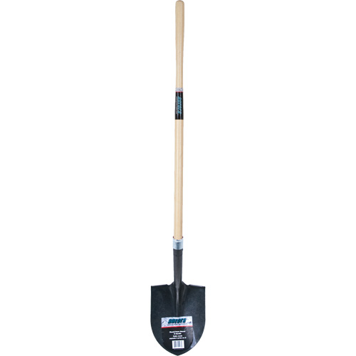 Pelle ronde robuste, Lame Acier au carbone, Bois dur, Manche Droit SPOC Demo