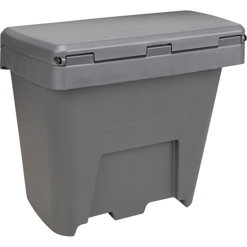 Bacs d'entreposage pour sel & sable, Avec Moraillon, 21" x 27" x 26", 4,24 pi³, Gris SPOC Demo
