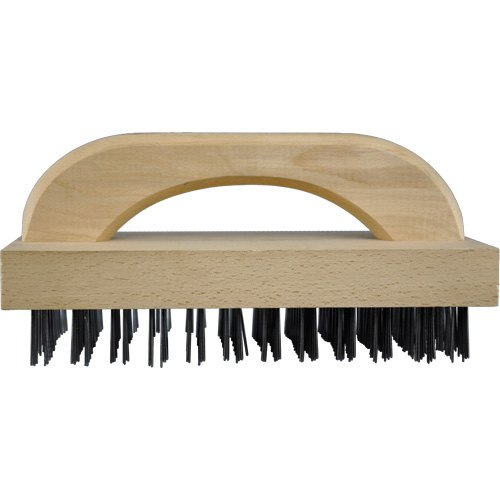 Flat Wire Butcher Block Brushes, Flat Steel Wire, 8 x 12 Wire Rows, 9" Long SPOC Demo