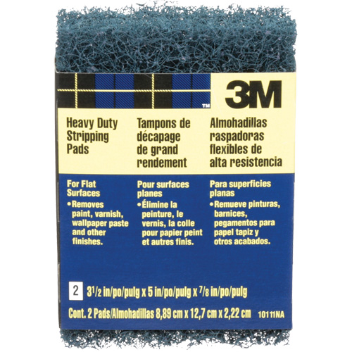 Heavy-Duty Stripping Pads, Aluminum Oxide, 3-1/2" x 5", Coarse Grit SPOC Demo