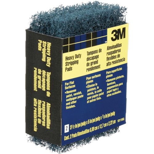 Heavy-Duty Stripping Pads, Aluminum Oxide, 3-1/2" x 5", Coarse Grit SPOC Demo