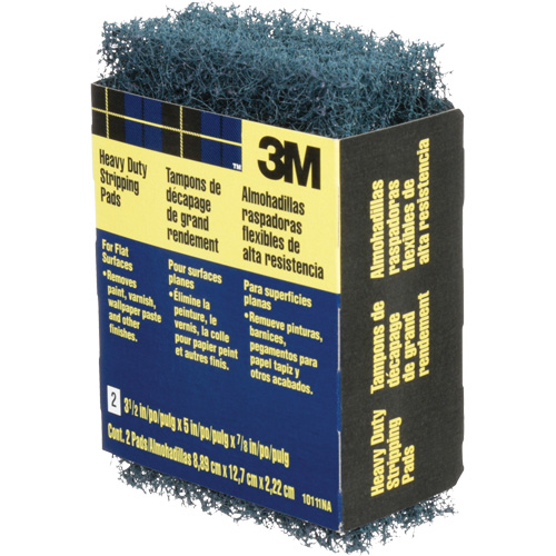 Heavy-Duty Stripping Pads, Aluminum Oxide, 3-1/2" x 5", Coarse Grit SPOC Demo
