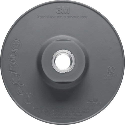 Ribbed Back-Up Pad, 4" SPOC Demo
