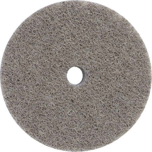 Disque unifi&eacute; non tiss&eacute; Bear-Tex, 3" x 1/4", Arbre de 3/8", Grain de Fin, Oxyde d'aluminium SPOC Demo