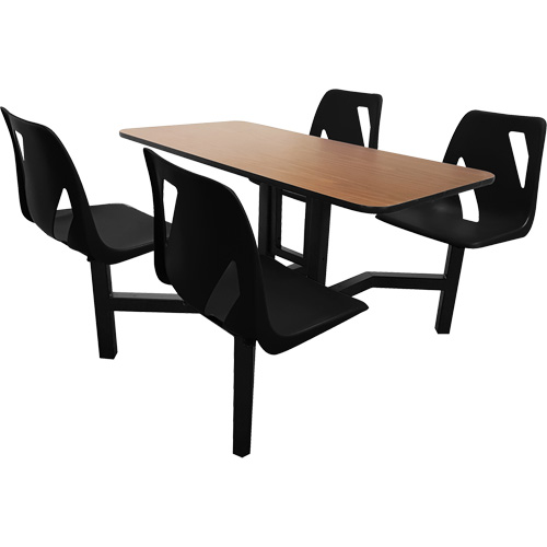 Ensemble agglom&eacute;r&eacute; de quatre si&egrave;ges de plancher SPOC Demo