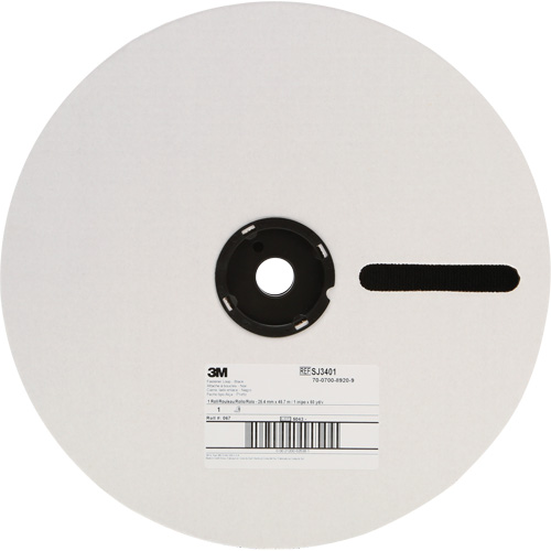 Fastener, Loop, 50 yds x 5/8", Adhesive, Black SPOC Demo