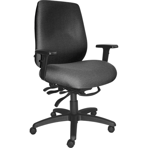 Chaises ergonomiques robustes Cierra , Tissu, Gris, Capacit&eacute; 400 lb SPOC Demo
