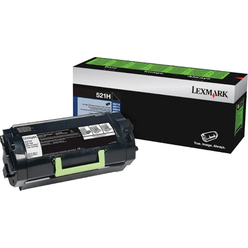 Cartouche d'encre en poudre haut rendement 521H pour imprimante laser, Nouveau, Noir SPOC Demo