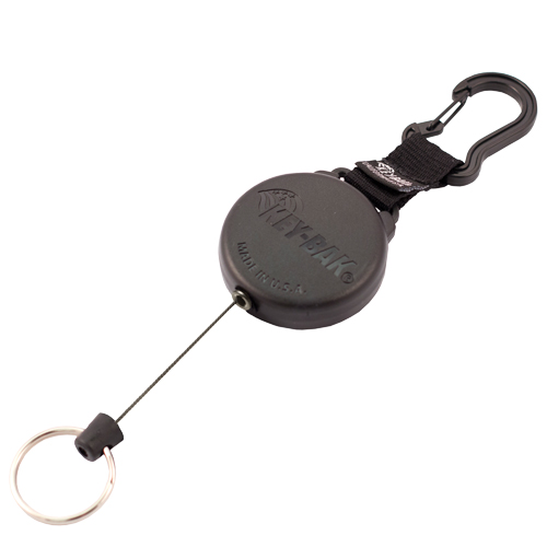 Porte-cl&eacute;s Securit, Polycarbonate, C&acirc;ble 48", Fixation Mousqueton SPOC Demo