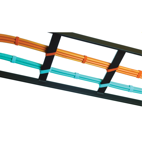 One-Wrap&reg; Cable Management Tape, Hook & Loop, 25 yds x 3/4", Self-Grip, Aqua SPOC Demo