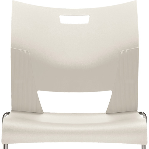 Duet Armless Training Chair, Plastic, 33-1/4" High, 350 lbs. Capacity, White SPOC Demo
