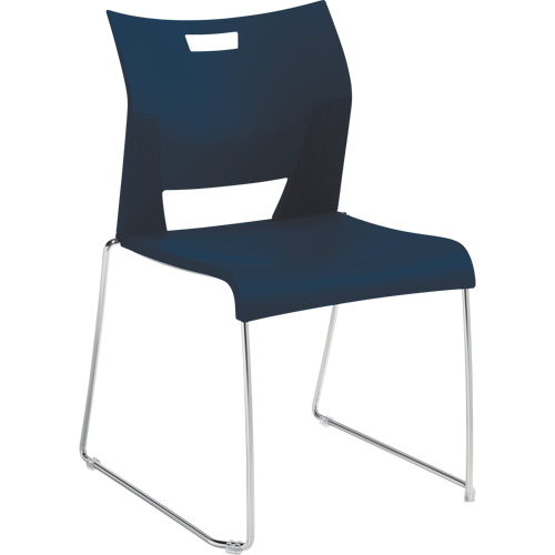 Duet Armless Training Chair, Plastic, 33-1/4" High, 350 lbs. Capacity, Blue SPOC Demo