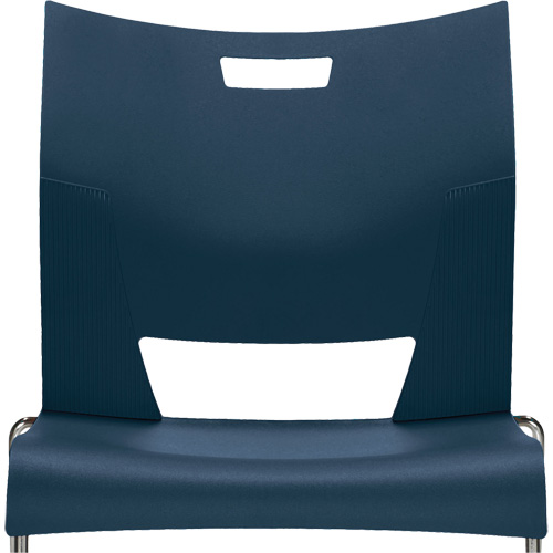 Duet Armless Training Chair, Plastic, 33-1/4" High, 350 lbs. Capacity, Blue SPOC Demo