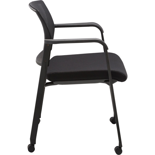Chaise visiteur &agrave; roulettes s&eacute;rie Activ SPOC Demo
