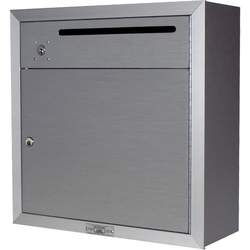 Collection Box, Surface -Mounted, 12-3/4" x 16-3/8", 2 Doors, Aluminum SPOC Demo