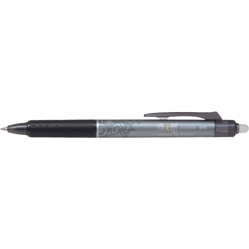 Frixion Point Clicker Pen, Black, 0.5 mm, Retractable SPOC Demo