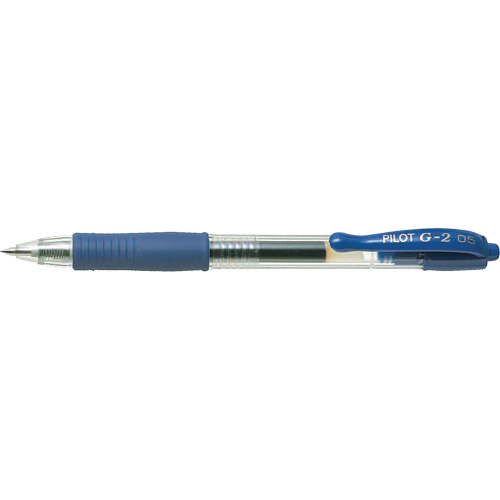 Stylo &agrave; encre gel G2, Bleu, 0,5 mm, R&eacute;tractable SPOC Demo