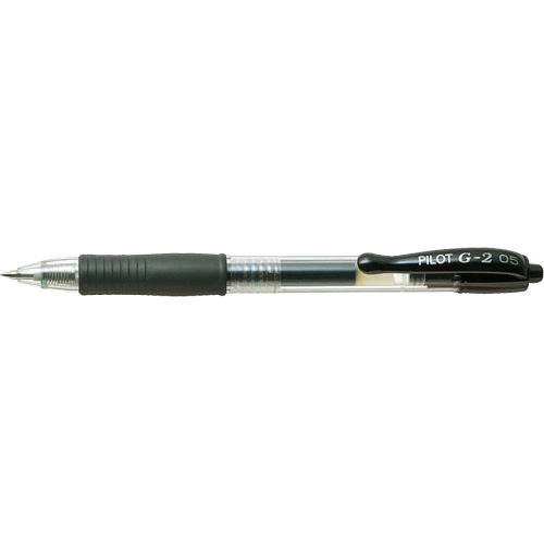 Stylo &agrave; encre gel G2, Noir, 0,5 mm, R&eacute;tractable SPOC Demo
