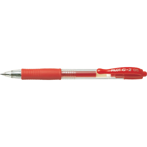 Stylo &agrave; encre gel G2, Rouge, 0,7 mm, R&eacute;tractable SPOC Demo