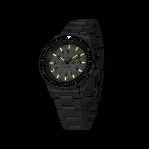 Arctic Edition Large Diver's Automatic GSAR Watch with Stainless Steel Bracelet, Digital, Battery Operated, 41 mm, Silver SPOC Demo