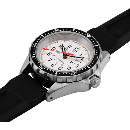 Montre automatique moyenne pour plongeur &eacute;dition arctique, Num&eacute;rique, &agrave; piles, 36 mm, Noir SPOC Demo