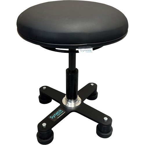 Tabouret ergonomique OmniStool, Mobile, Ajustable Hauteur, Capacit&eacute; 280 lb SPOC Demo